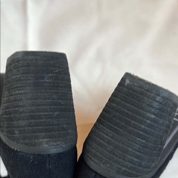 🐈‍⬛Toms Mila Black Heeled Boots with ankle wrap Design - Picture 7 of 7